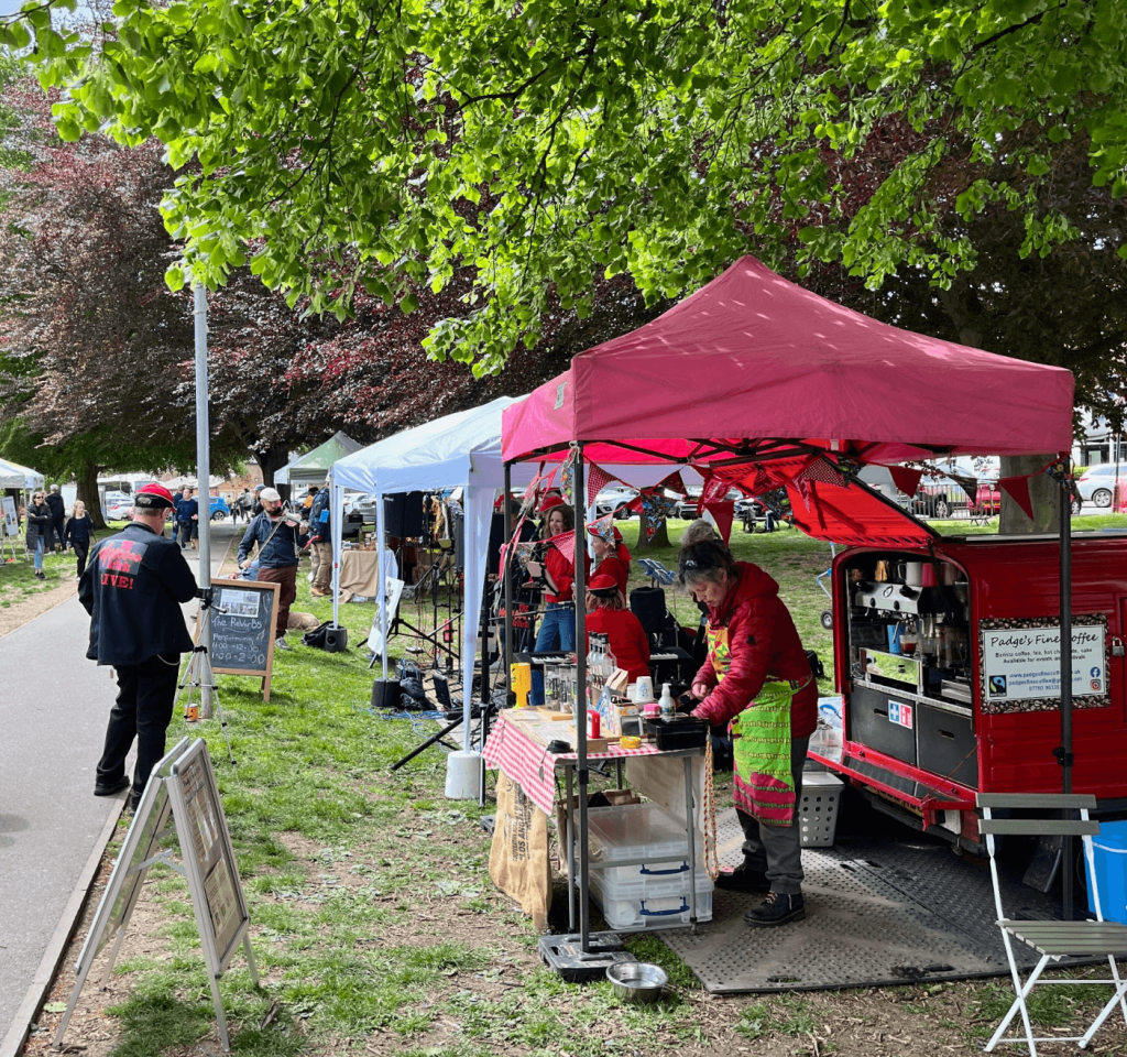 Who will be at the Harpenden Sustainability Market on the 20th September?