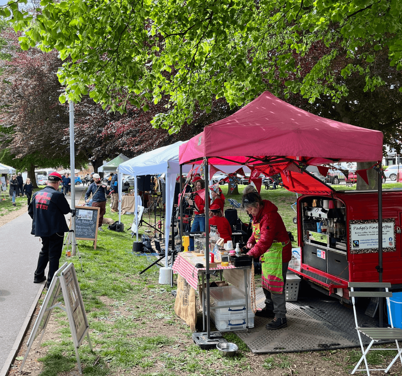 Who will be at the Harpenden Sustainability Market on the 20th September?