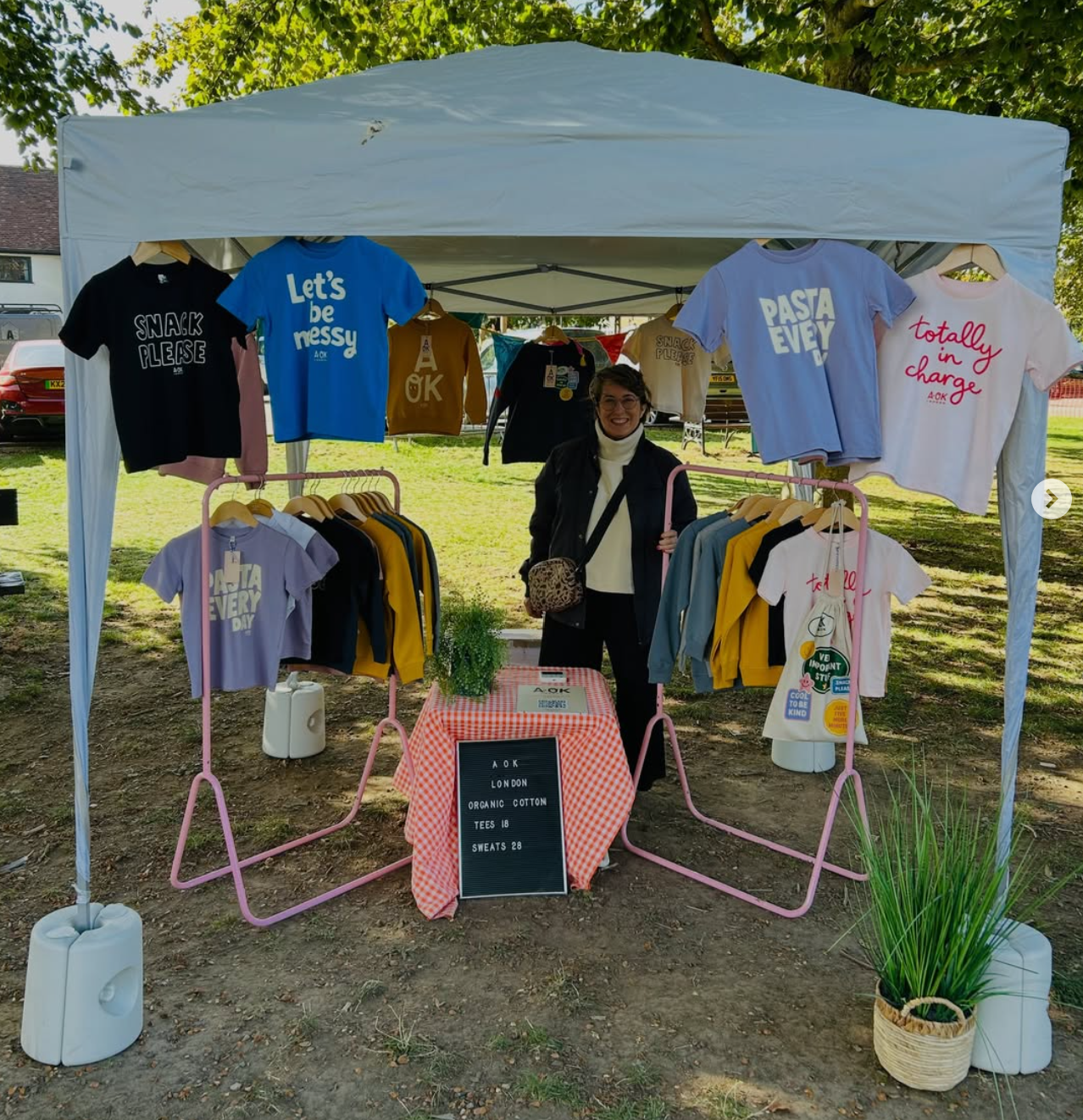 Meet the stallholders – kid’s organic clothes without the beige, with AOK London